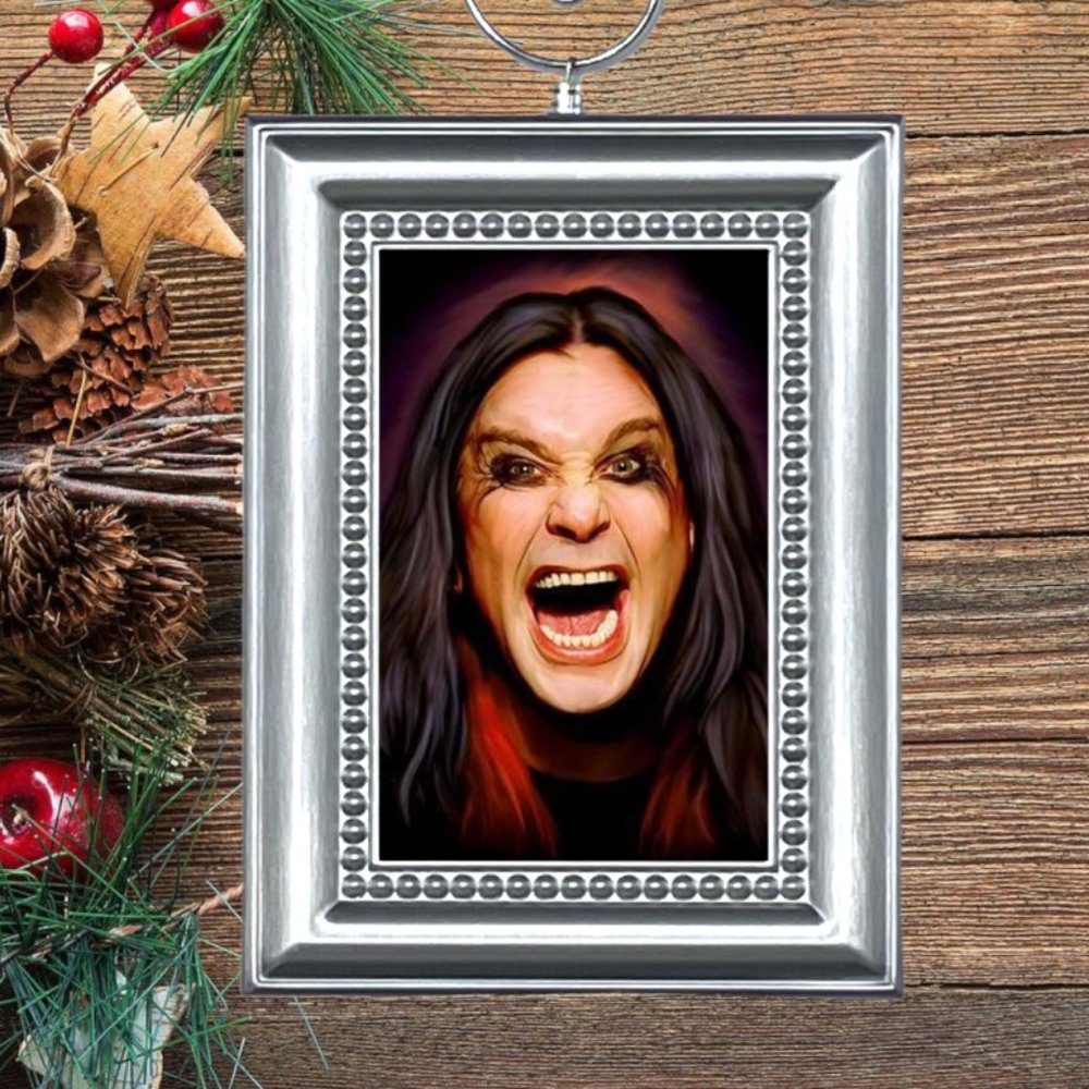 Black Sabbath Ozzy Osbourne Rock Band‎ Memorabilia Christmas Tree Ornament